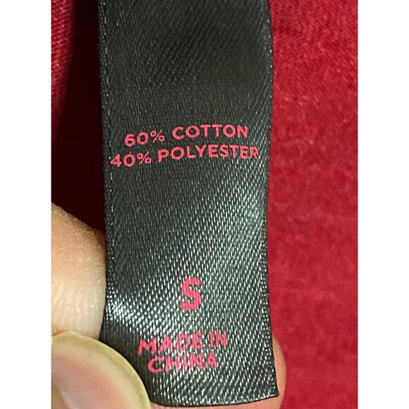 Kane Brown Red Gray Jersey V Neck Shirt Womens S Stretch Country Music Sporty - Picture 7 of 7